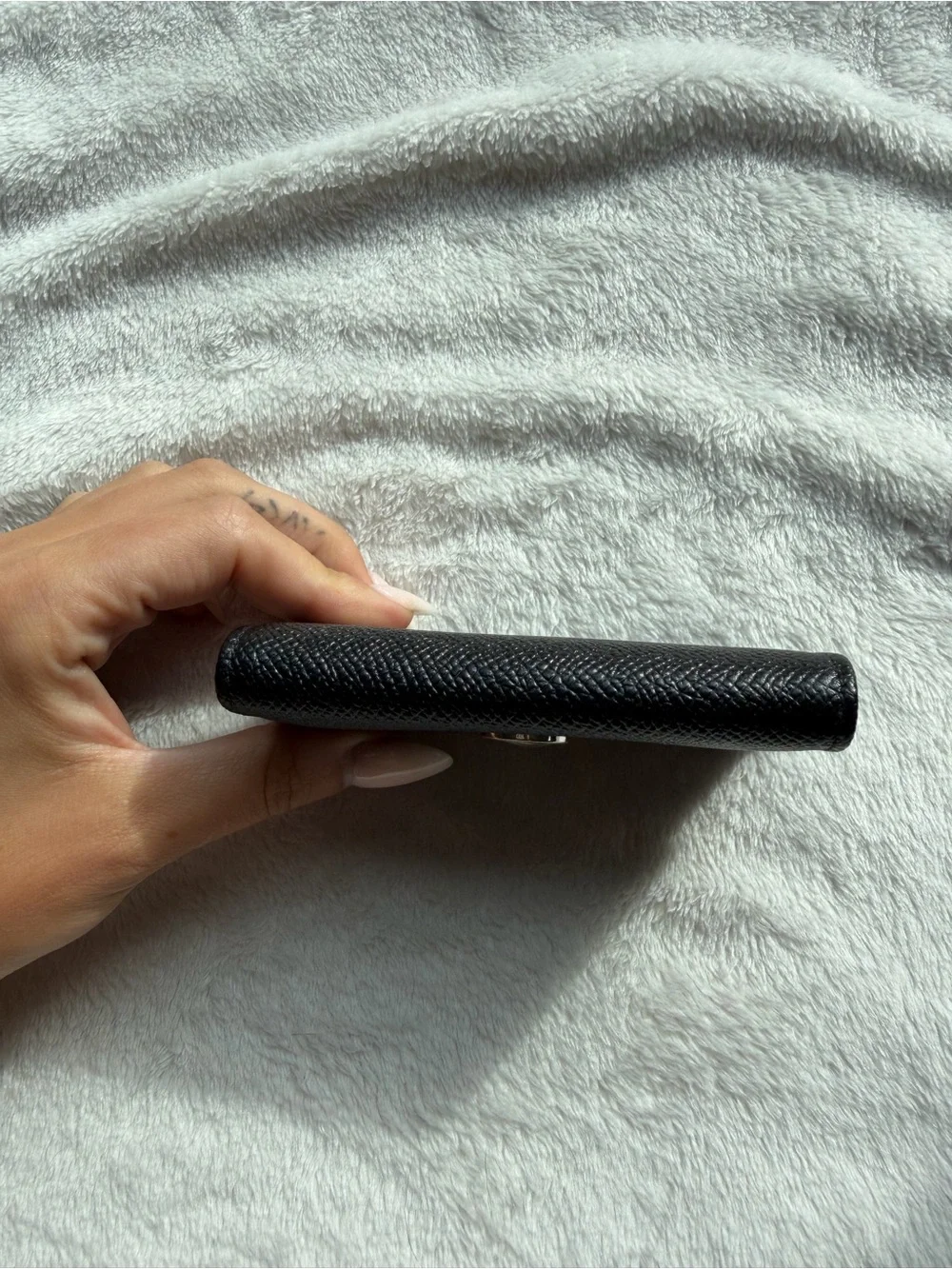 Bvlgari Black Leather 6-Key Holder